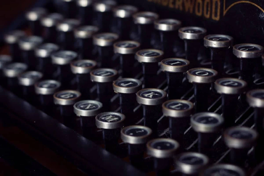 Typewriter keys