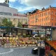 Early morning at Hötorget in Stockholm