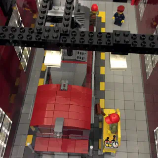 My engine shed from above My engine shed from above