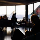 Person waiting at an airport