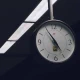 Clock at a train station