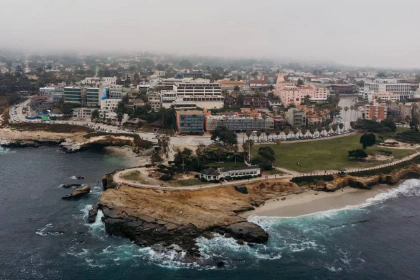 San Diego beach ... in February